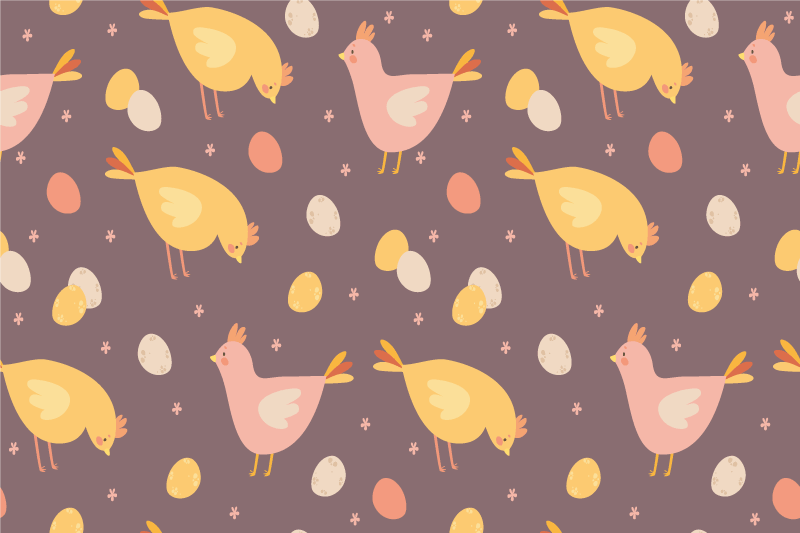 Children placemat with delightful bird design - TenStickers