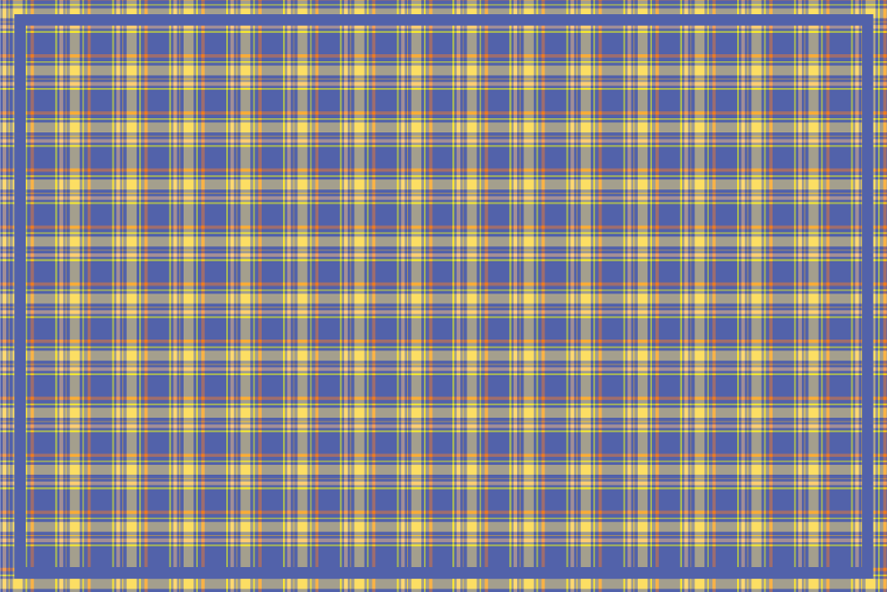 Plaid Pattern Surface placemat - TenStickers