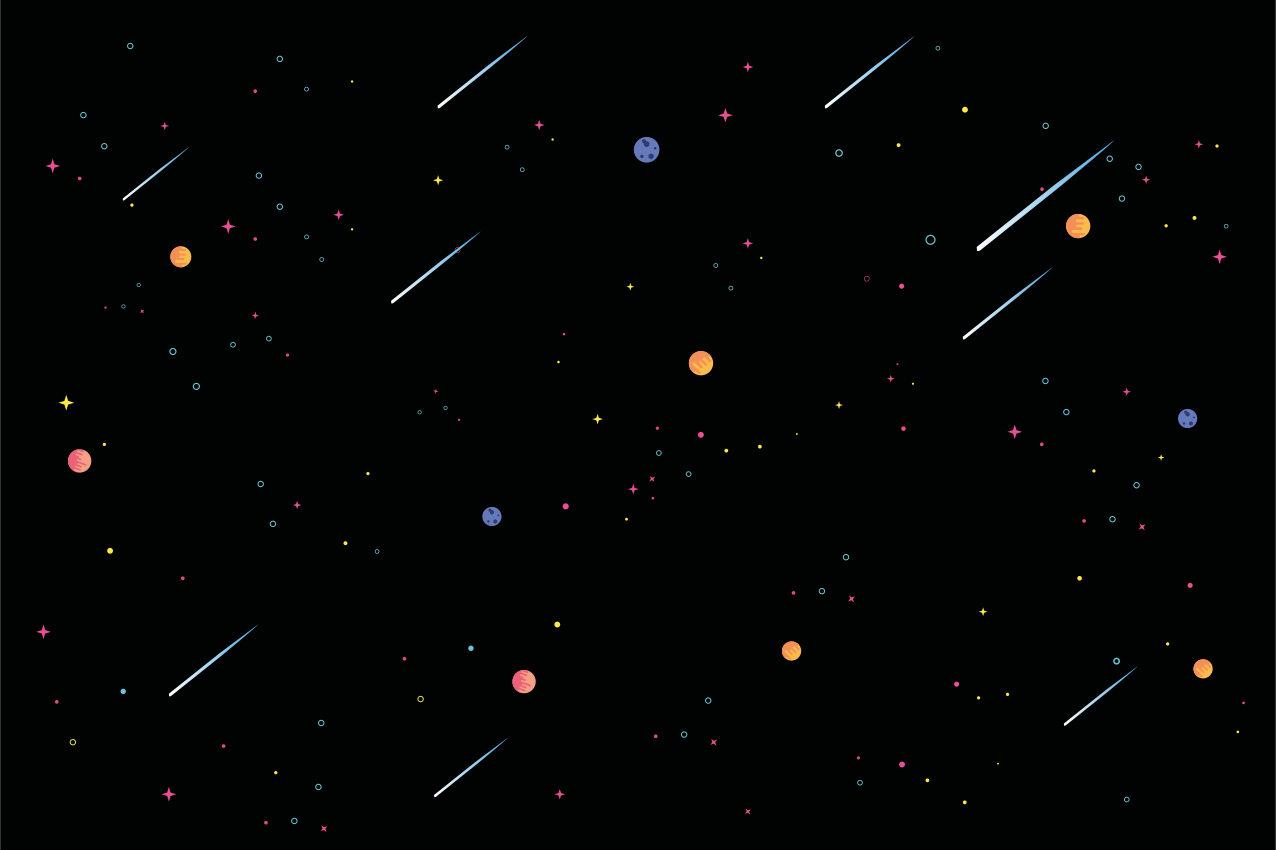 Children placemat space-themed kids meal - TenStickers