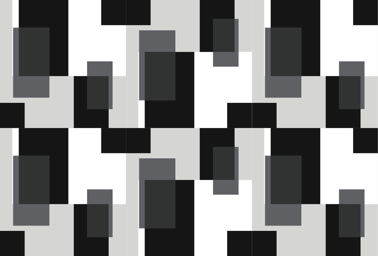 Black and white color blocks original placemats - TenStickers