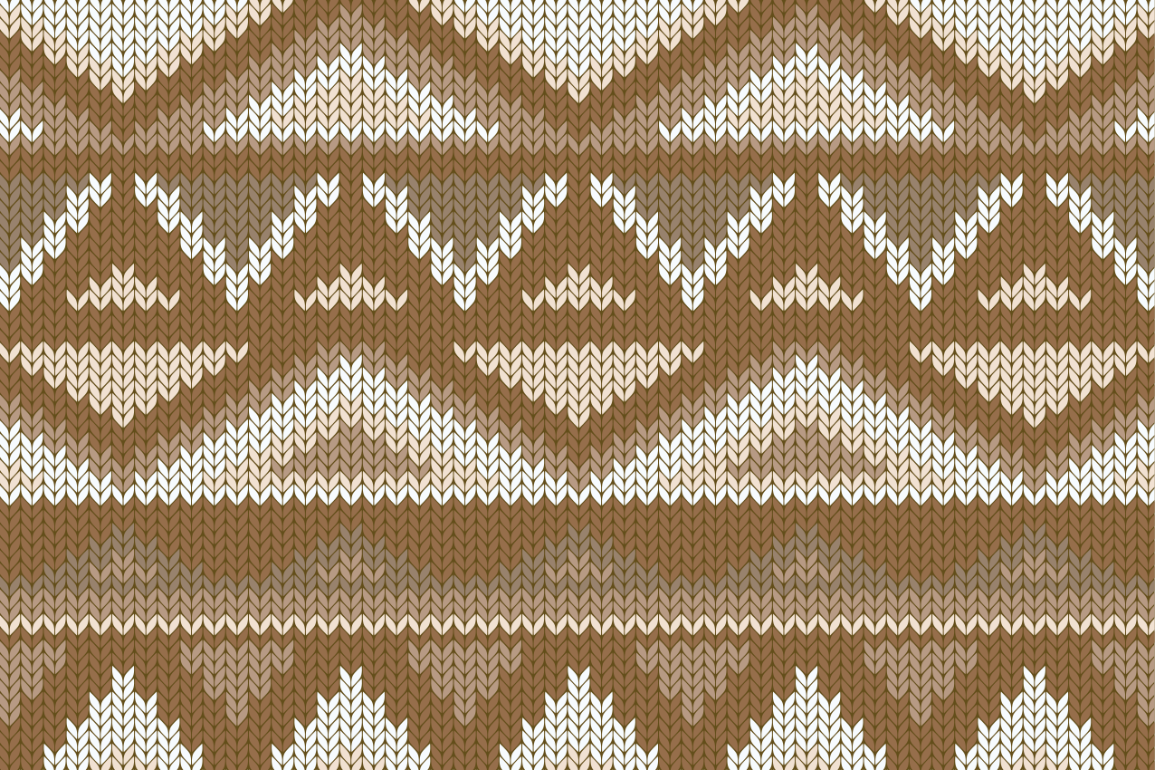Golden  white zig zag fiber textured placemats - TenStickers