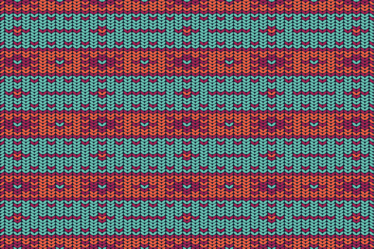 Multicolor natural fiber imitation placemat - TenStickers