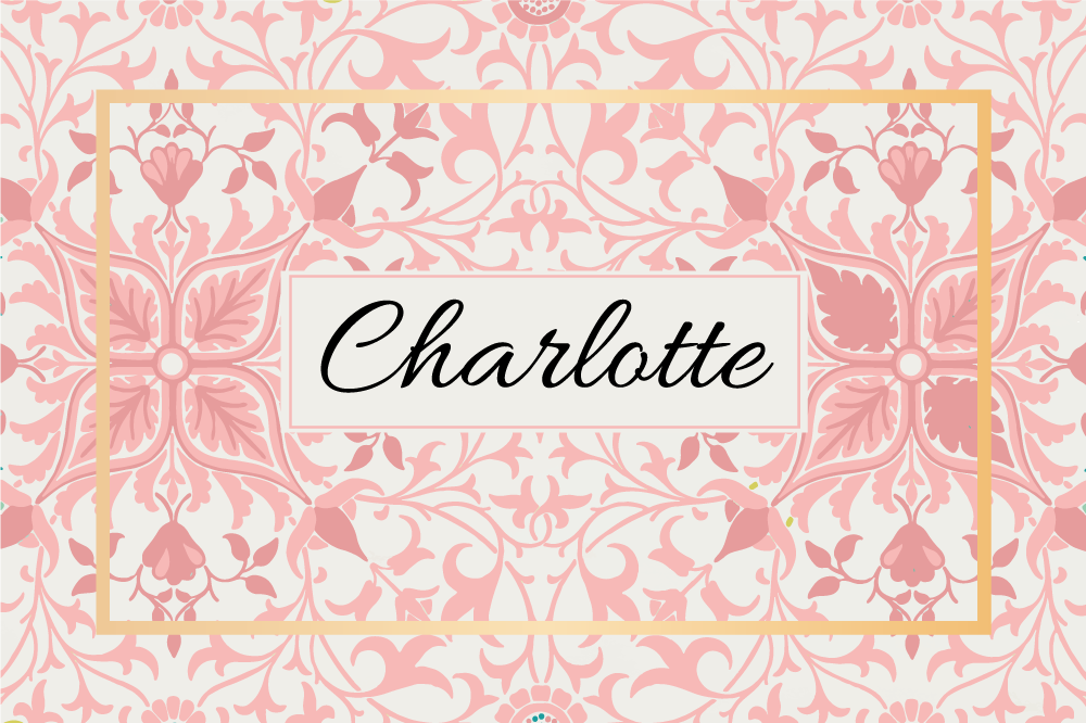 Personalizable placemat customized botanical design - TenStickers