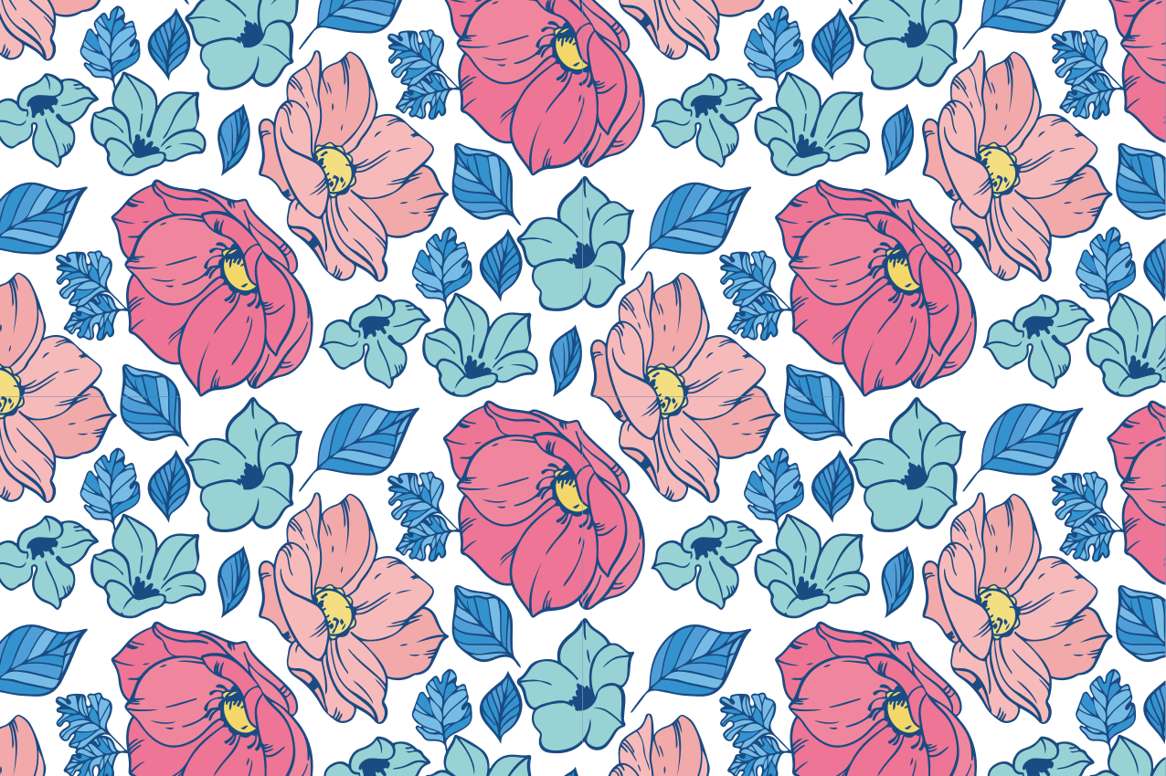 Original placemat botanical art print - TenStickers