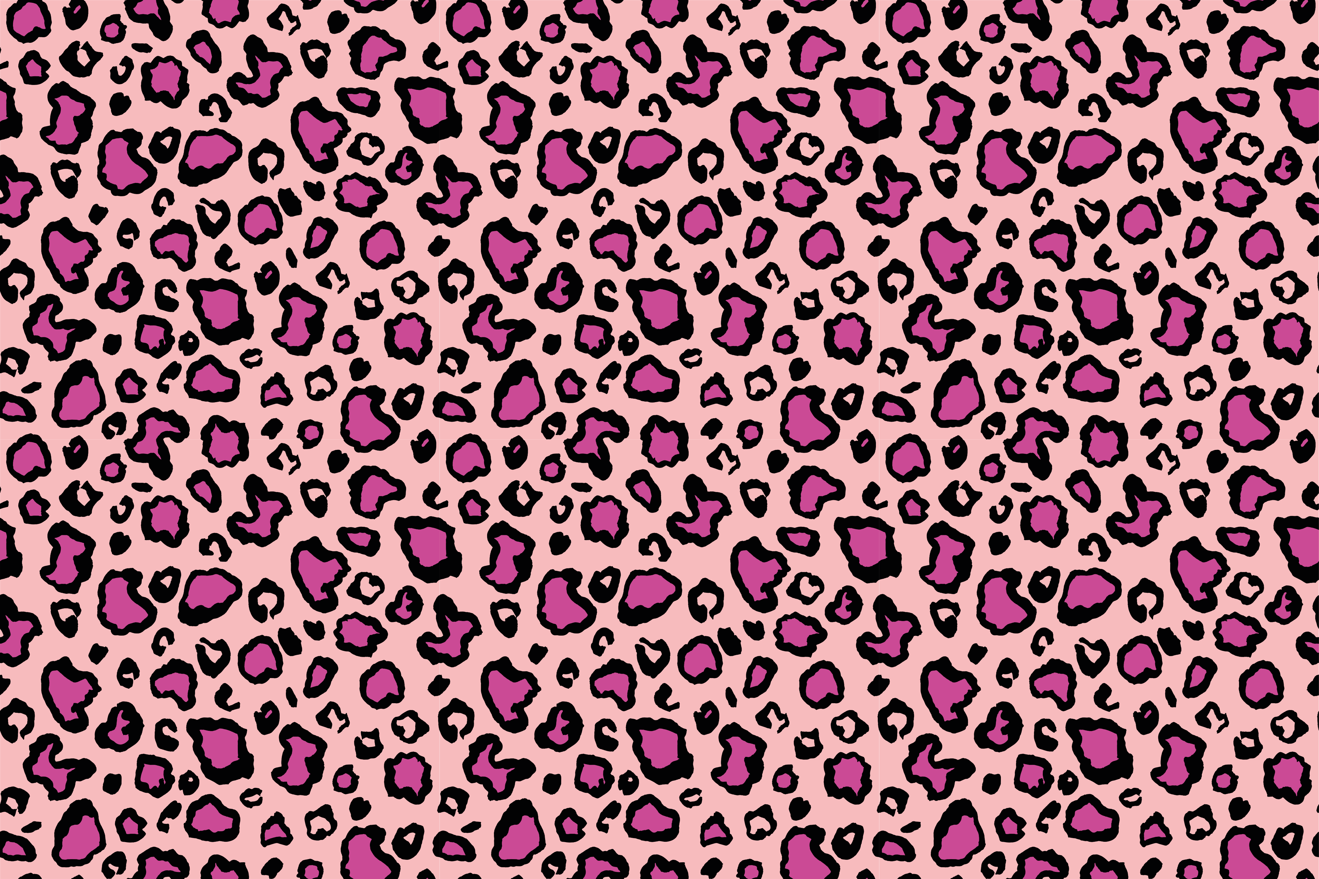 Original placemat pink leopard print design - TenStickers