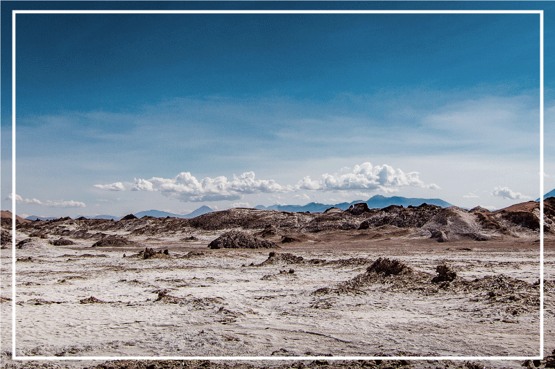 Modern placemat desert landscape design - TenStickers