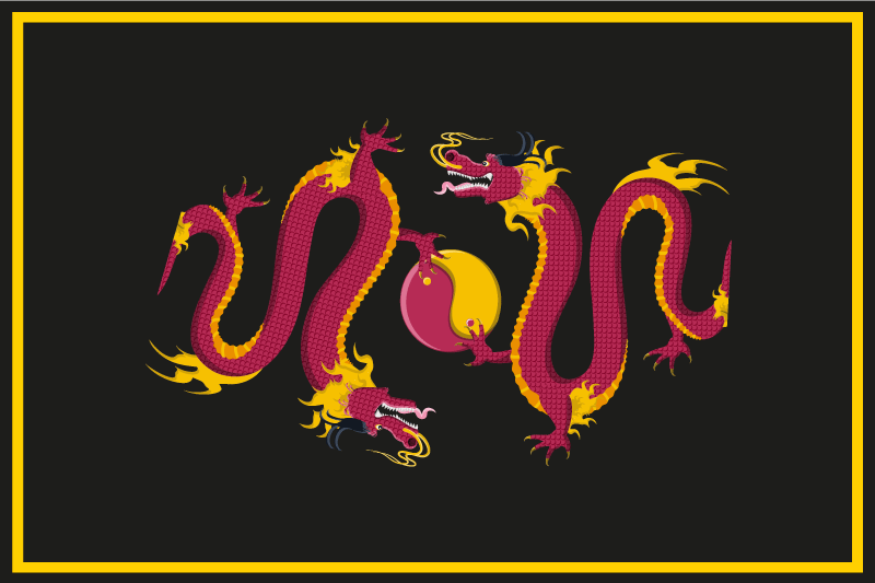 Original placemat with dragon motif design - TenStickers