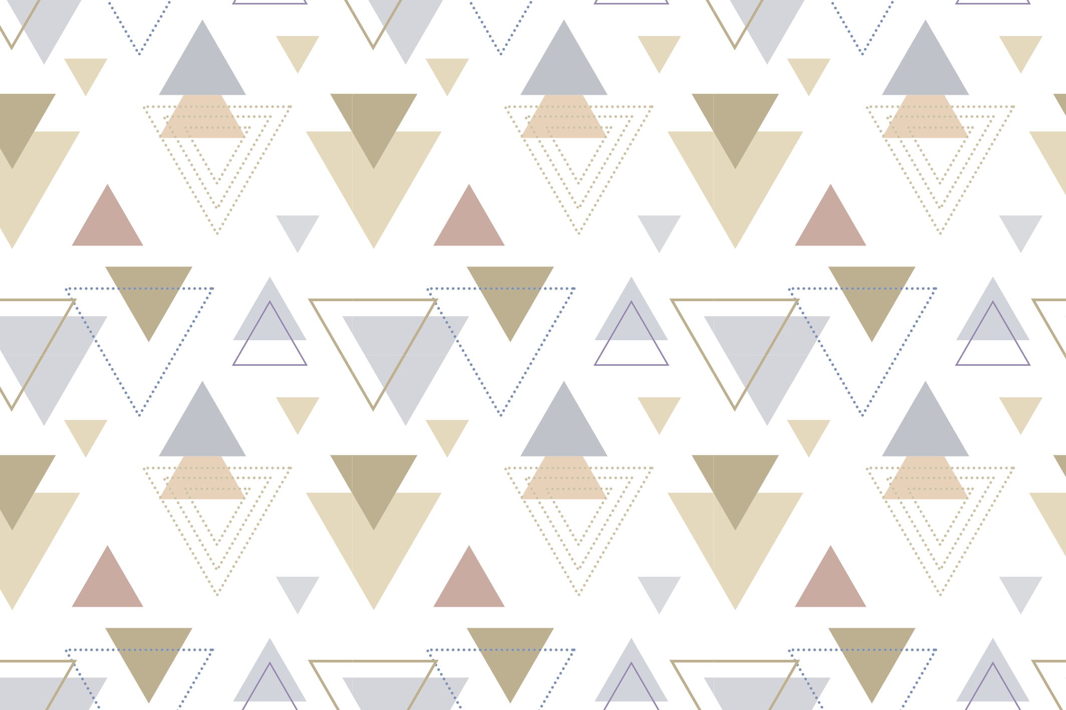 Geometric blue and yellow nordic style placemat - TenStickers