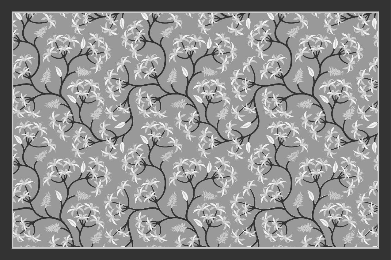 Classic style thin trees elegant placemats - TenStickers