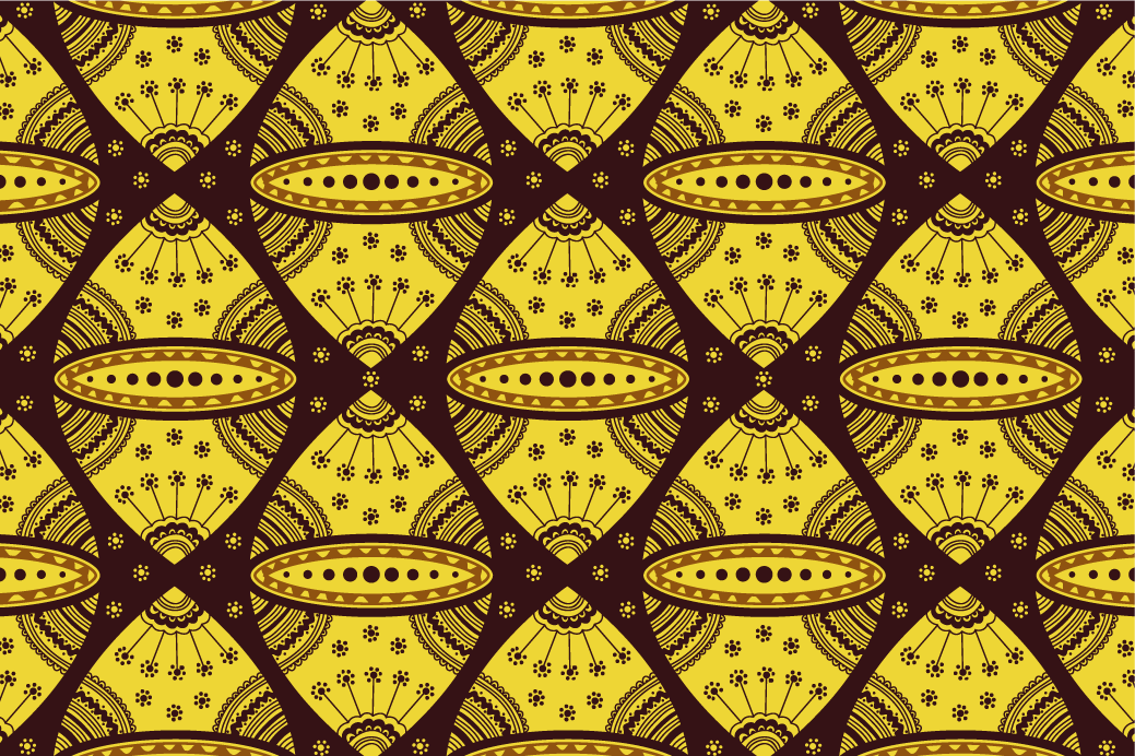 Placemat with intricate geometric design - TenStickers