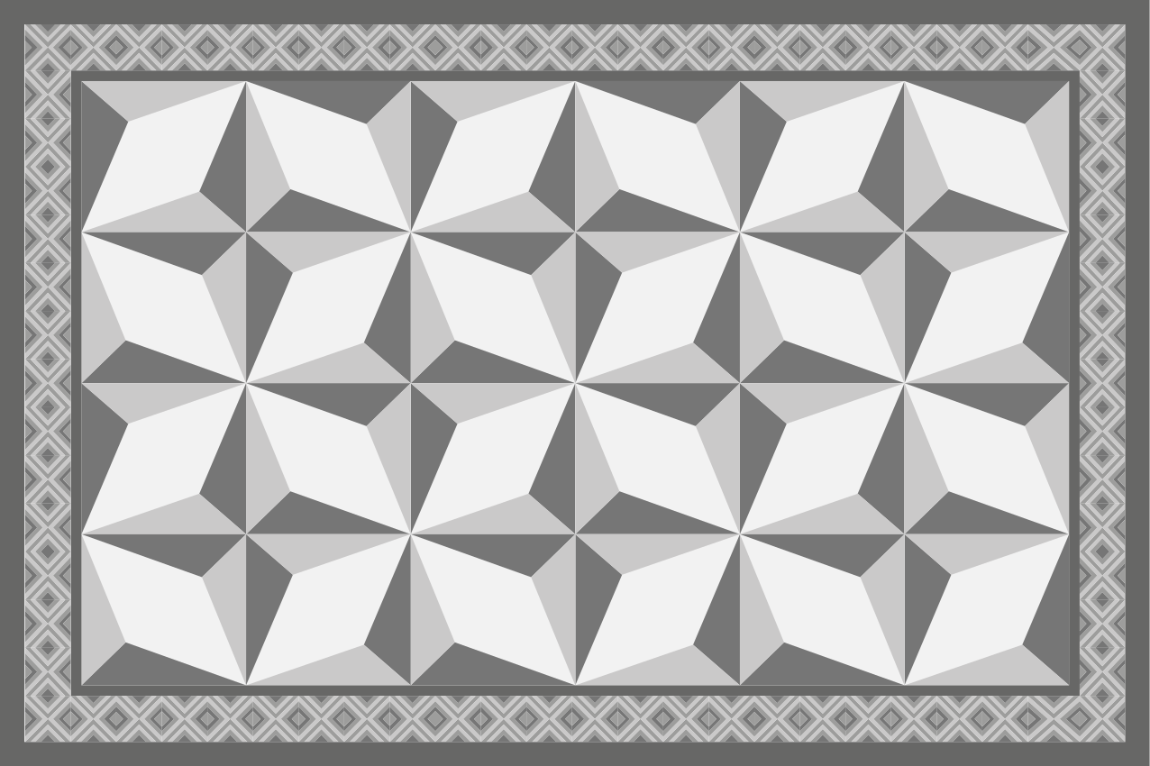 Geometric element surface placemat - TenStickers