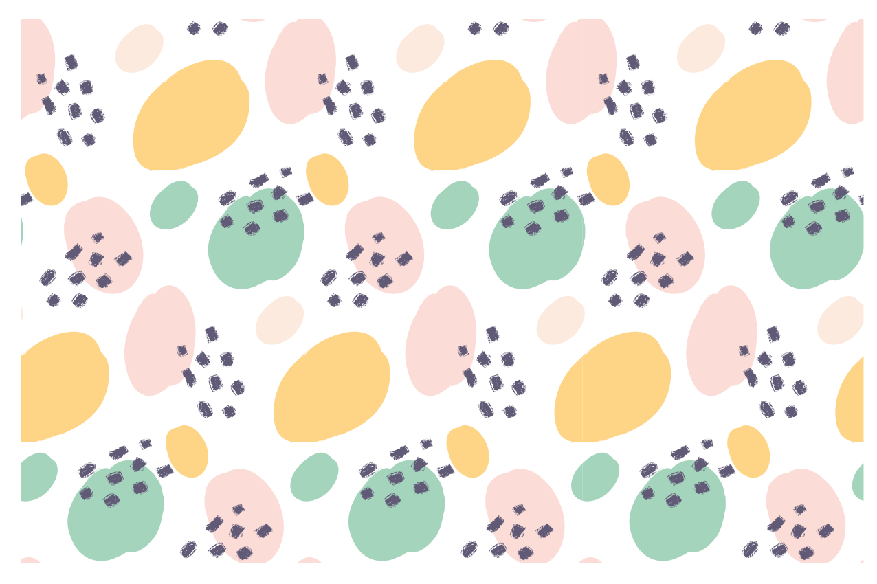 Original placemat colorful abstract design - TenStickers