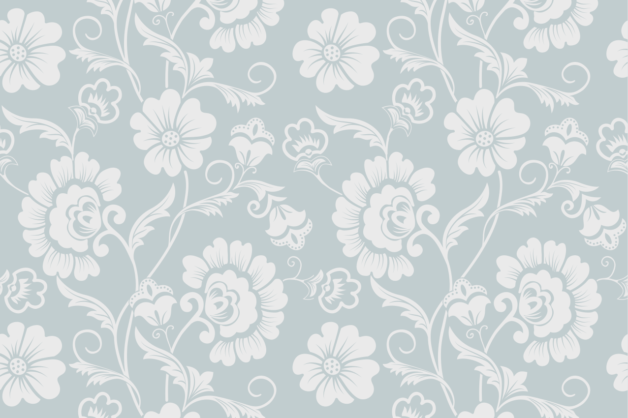 Floral motif arrangement placemat - TenStickers