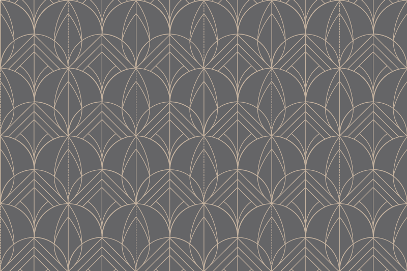 Geometric pattern contemporary style placemats - TenStickers