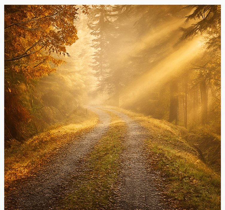 Humid forest with sunlight jungle wall mural - TenStickers