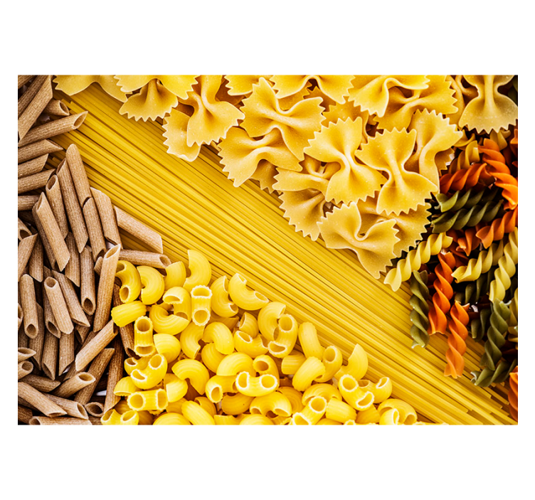 Different Pasta Kitchen Wall Mural - TenStickers