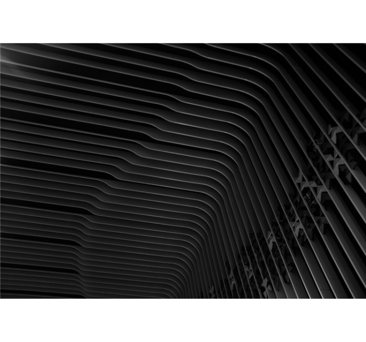 detail of the metal structure wall mural - TenStickers