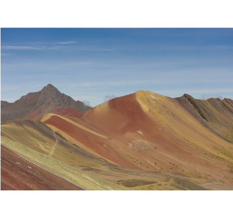 Mountain wall mural andean peaks majesty - TenStickers