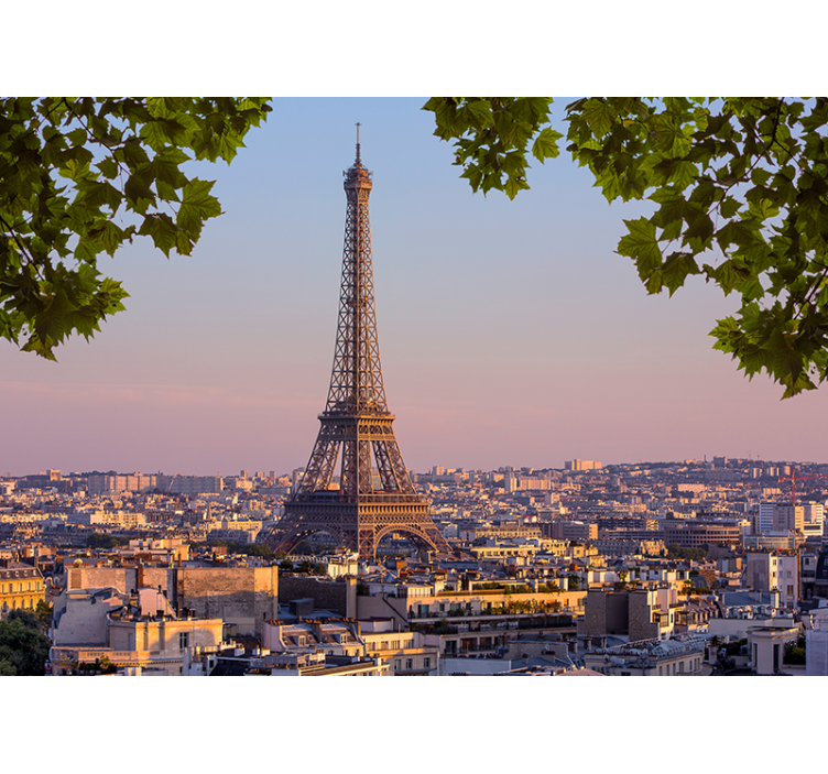 Eiffel Tower View paris wall mural - TenStickers