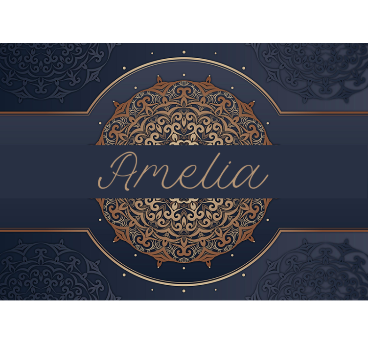 Mandala wall mural elegant pattern design - TenStickers