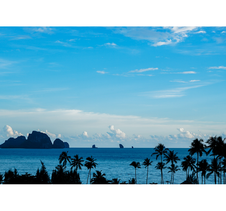 Landscape mural wallpaper ocean view landscape - TenStickers