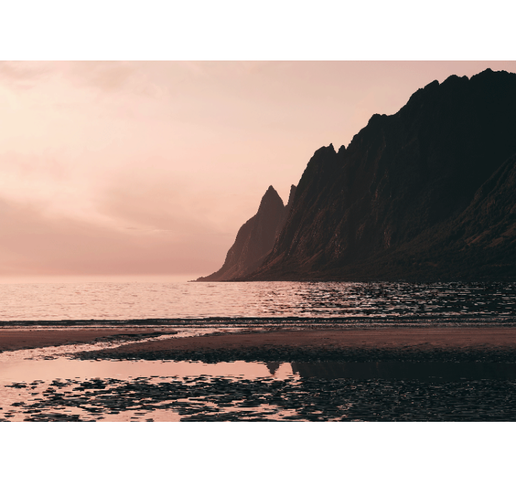 Coastal Horizon View landscape mural wallpaper - TenStickers