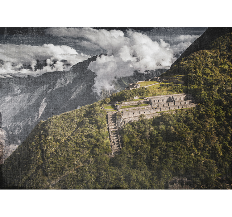Bird view of Choquequirao nature wall mural - TenStickers