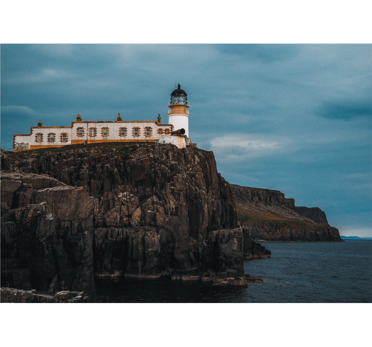Scottish Lighthouse under the sea mural - TenStickers