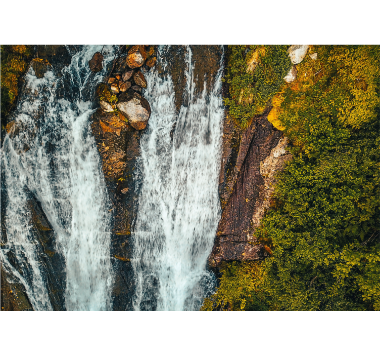 Waterfall mural grand cascade scene - TenStickers