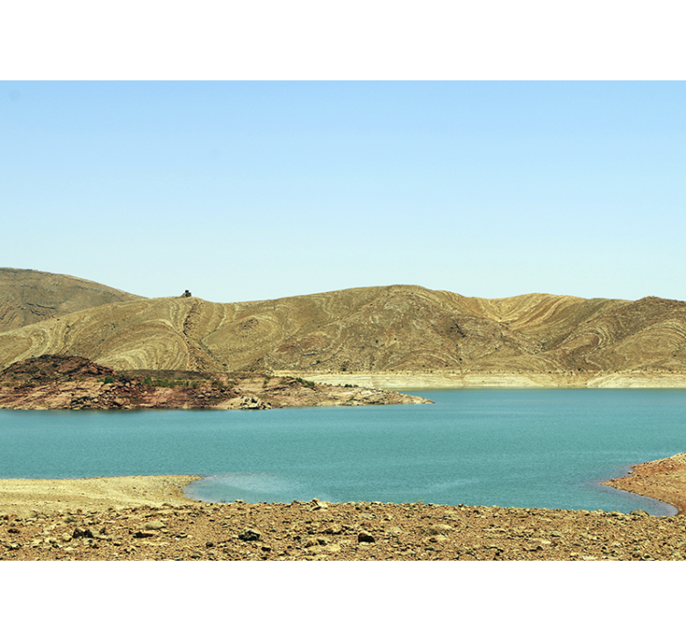 Sahara desert design with water Wall Mural - TenStickers