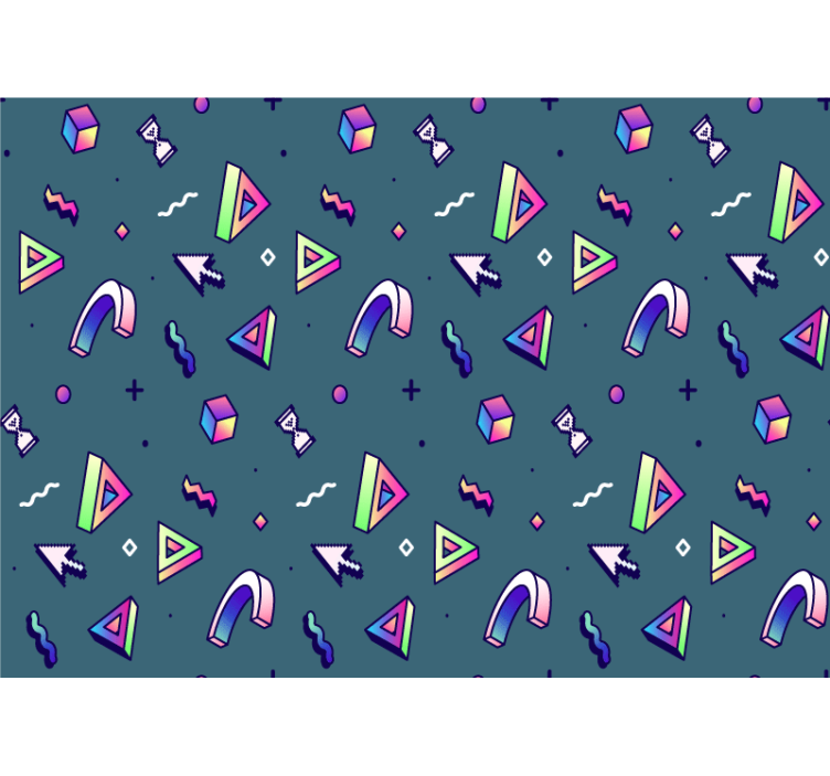 Retro vaporwave objects Teenage Wall Murals - TenStickers