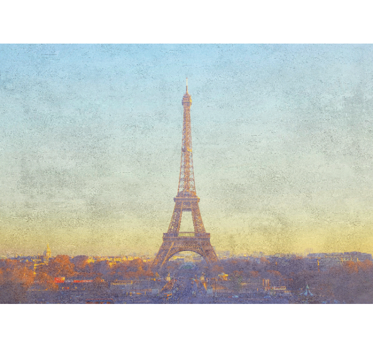 Vintage picture of Paris city wall mural - TenStickers