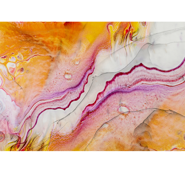 Abstract wall mural vibrant fluid patterns - TenStickers