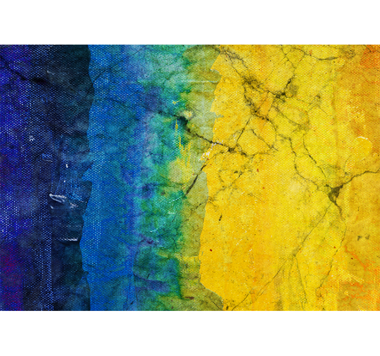 Abstract wall mural in lively color blends - TenStickers