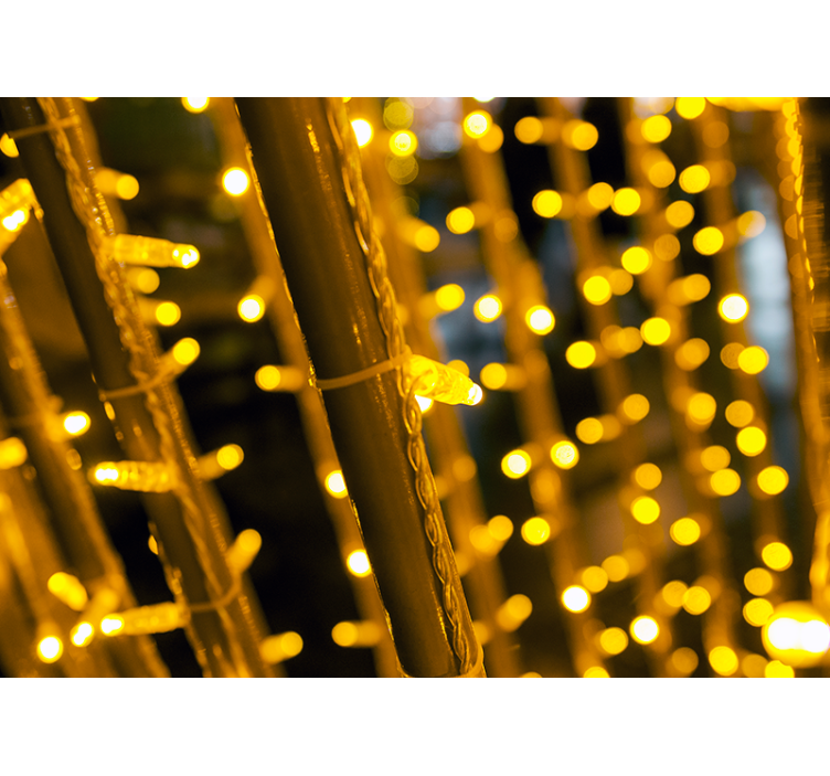 Wall mural of radiant light designs - TenStickers