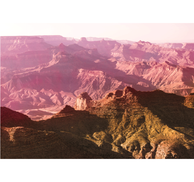 Grand canyon aesthetic colour nature wall mural - TenStickers