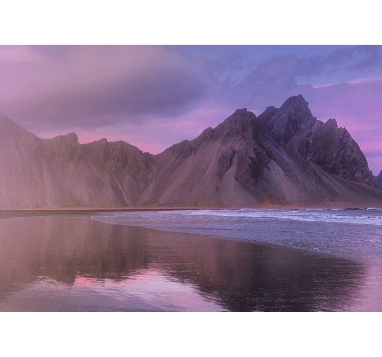 Landscape mural wallpaper majestic mountain view - TenStickers