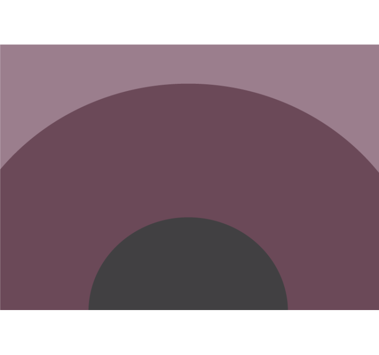 Dark geometric arch Abstract Wall Murals - TenStickers