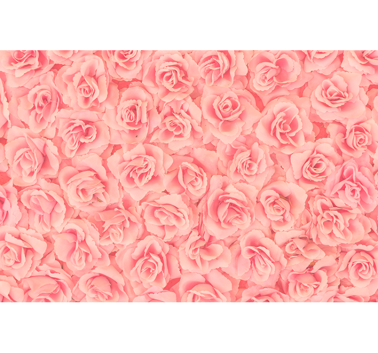 Flower mural roses in bloom - TenStickers