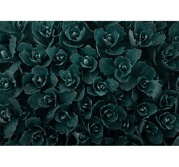 "Cottagecore" floral with roses rose wall mural - TenStickers