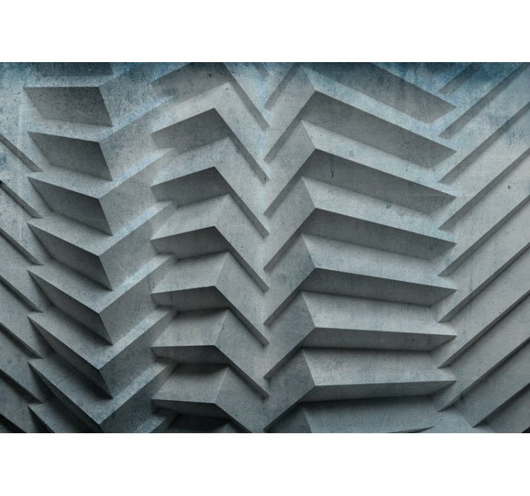 Texture wall mural geometric surface designs - TenStickers