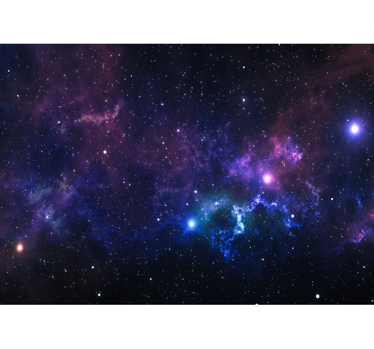 Space mural celestial nebula scenery - TenStickers