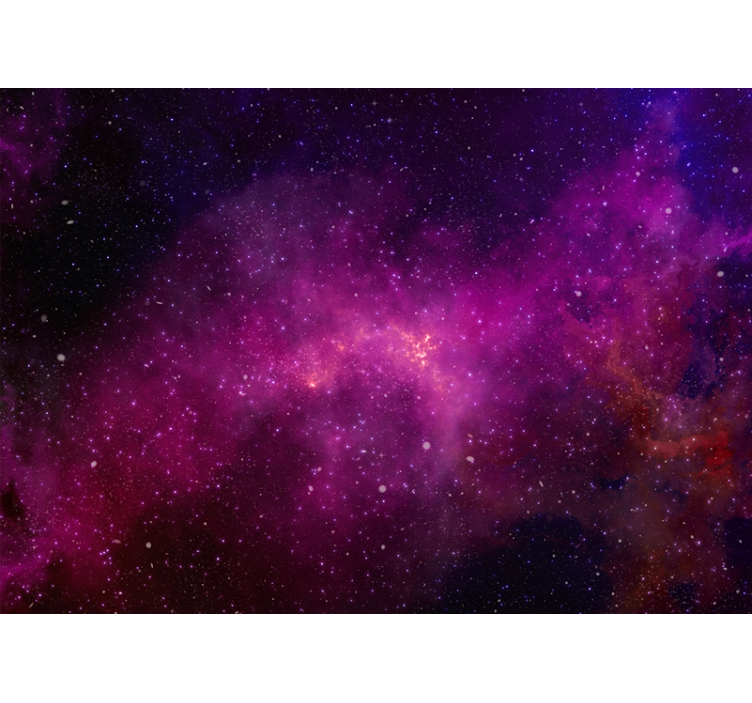 Space mural cosmic purple vortex - TenStickers