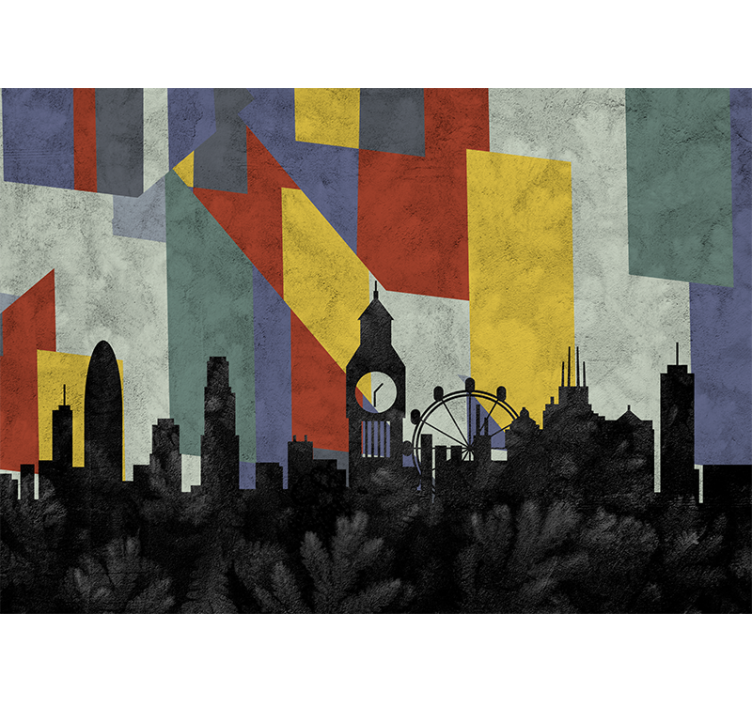 Iconic skyline london wall mural - TenStickers