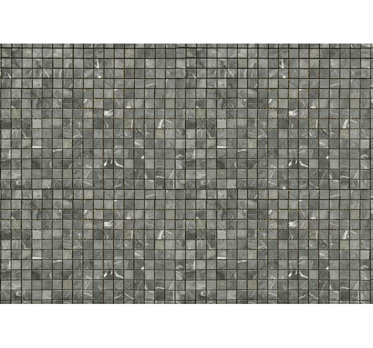 Black Tiles Bathroom Murals - TenStickers