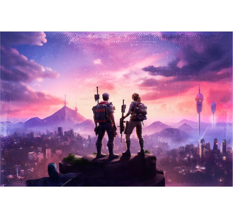 Characters in adventure Teenage wall murals - TenStickers