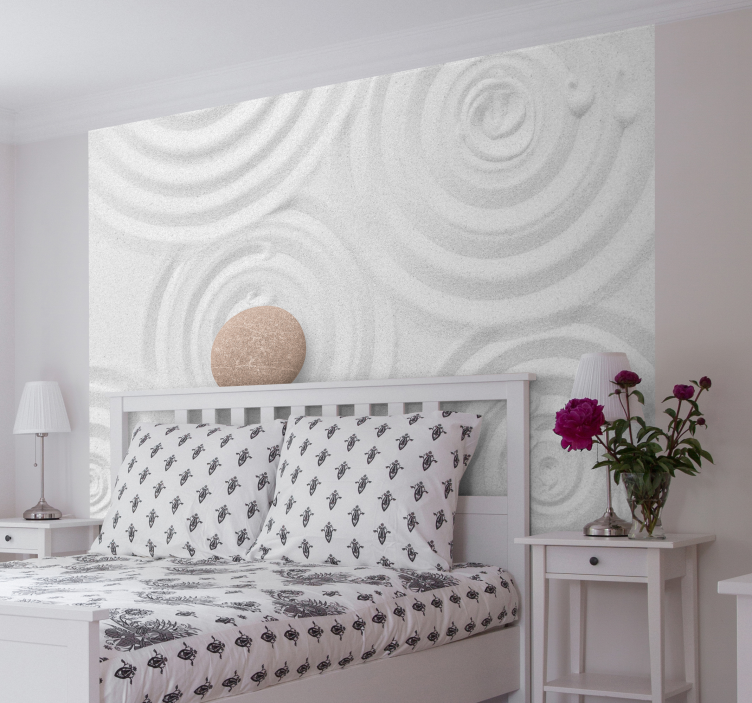 3D Stone in Sand Wall Mural - TenStickers