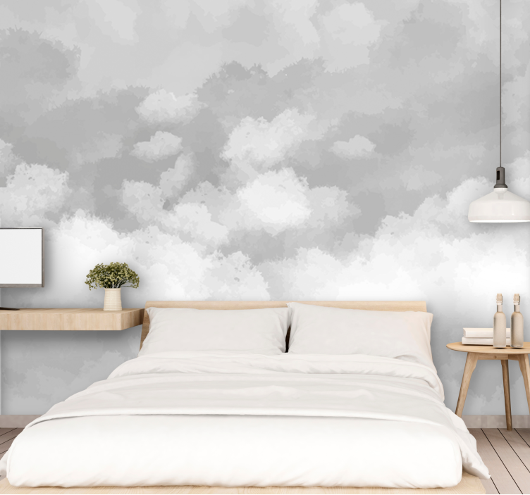 3d wall mural soft cloud texture - TenStickers
