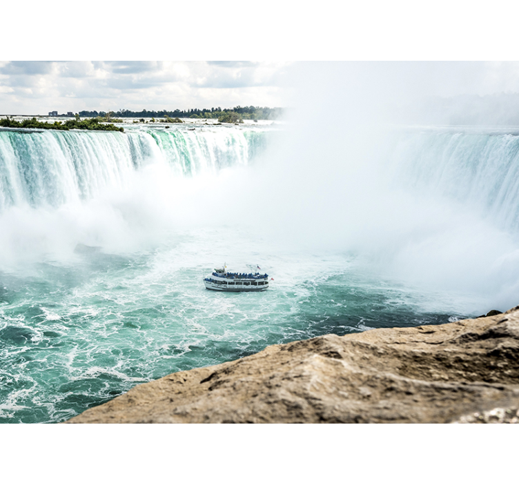 Landscape mural wallpaper niagara falls adventure - TenStickers