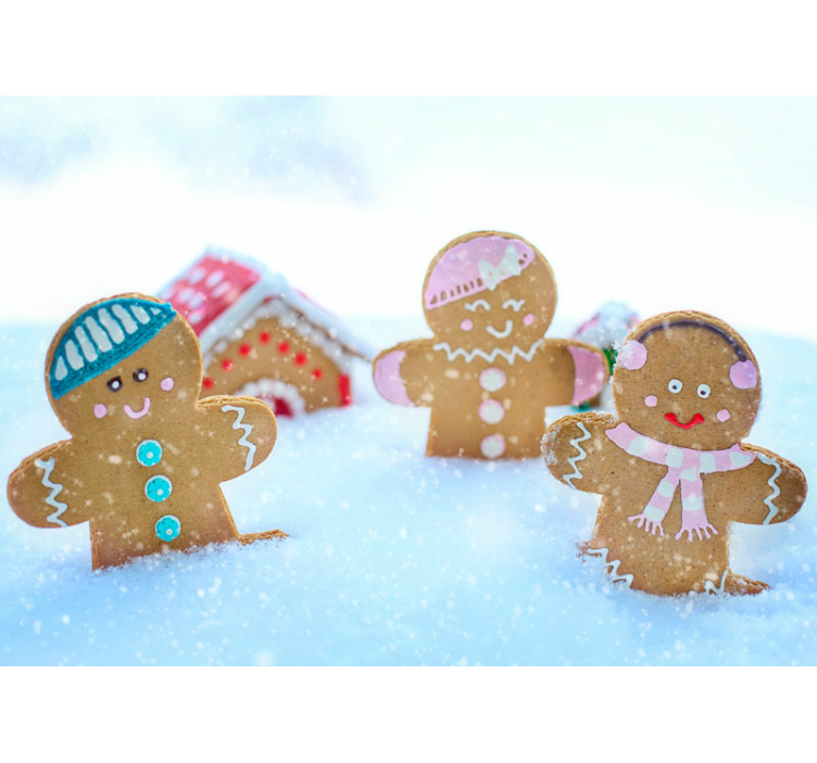 Christmas Cookies Wall Murals for Bedrooms - TenStickers